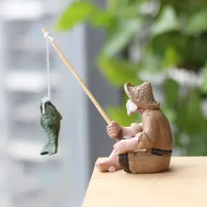 Fishing Man Statue - Home & Garden - AliExpress