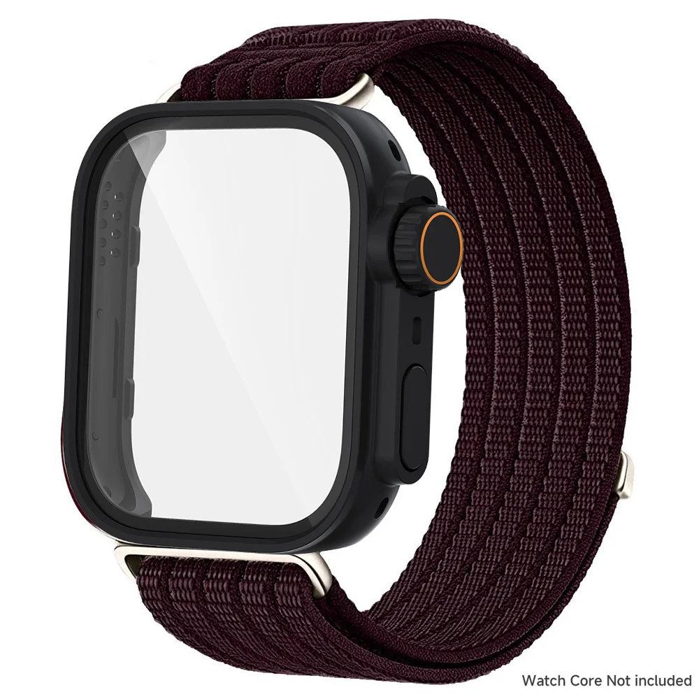 Nylon Band Bracelet with Bumper Frame Protector and Glass Screen Guard