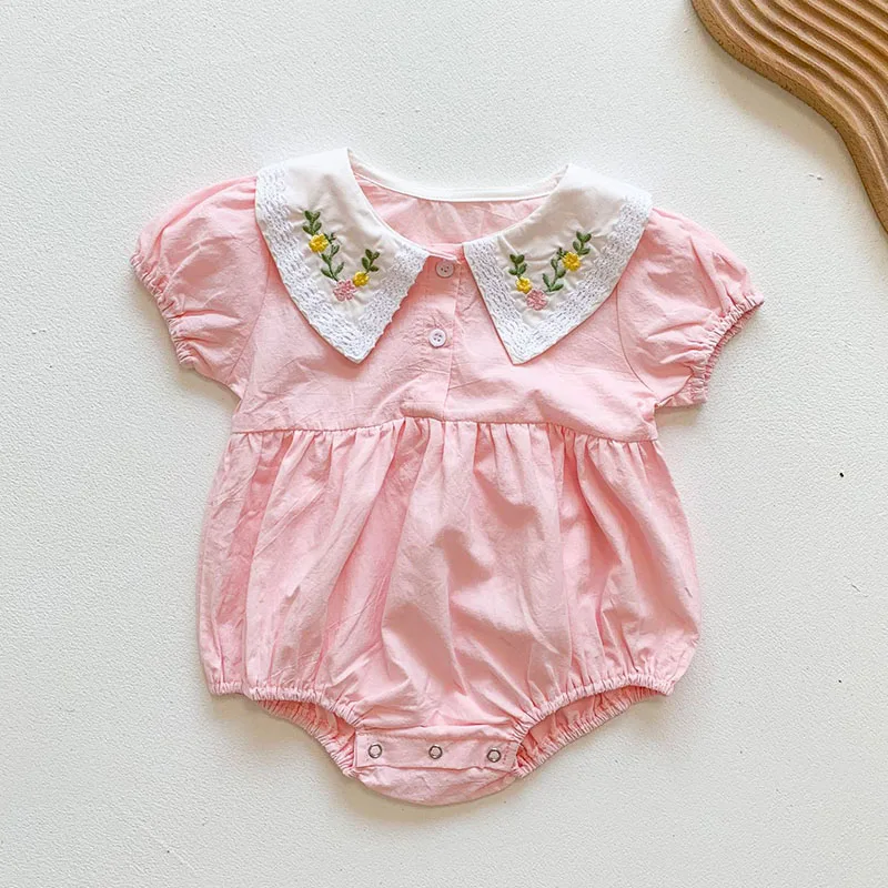 Summer Infant Baby Girls Short Sleeve Printing T-shirt + Shorts 0-3Yrs Kids Baby Girls Clothes Rompers Kids Baby Girl Rompers Baby Bodysuits are cool Baby Rompers