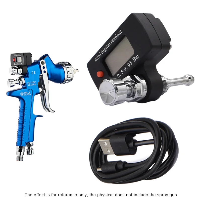 

High Quility Spray gun Digital Display Pressure Gauge GTI Pro Lite Paint gun Pressure Gauge Portable Display Gauge for Spray gun