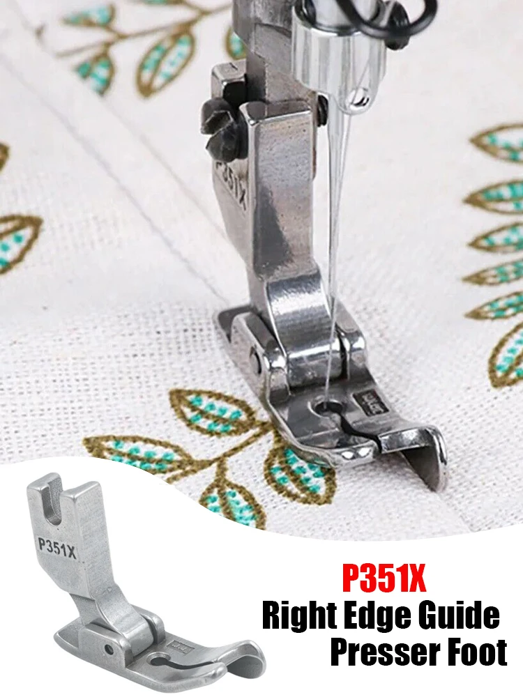 1PCSP351xRightEdgeGuidePresserFootUniversalRightSideGuide