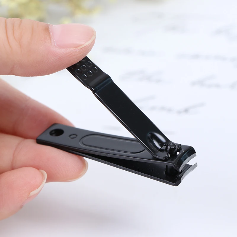 1PC Professional Black Stainless Steel TOE Nail Cutter Nails Trimmer Clipper Machine toe nail clipper nail clippers