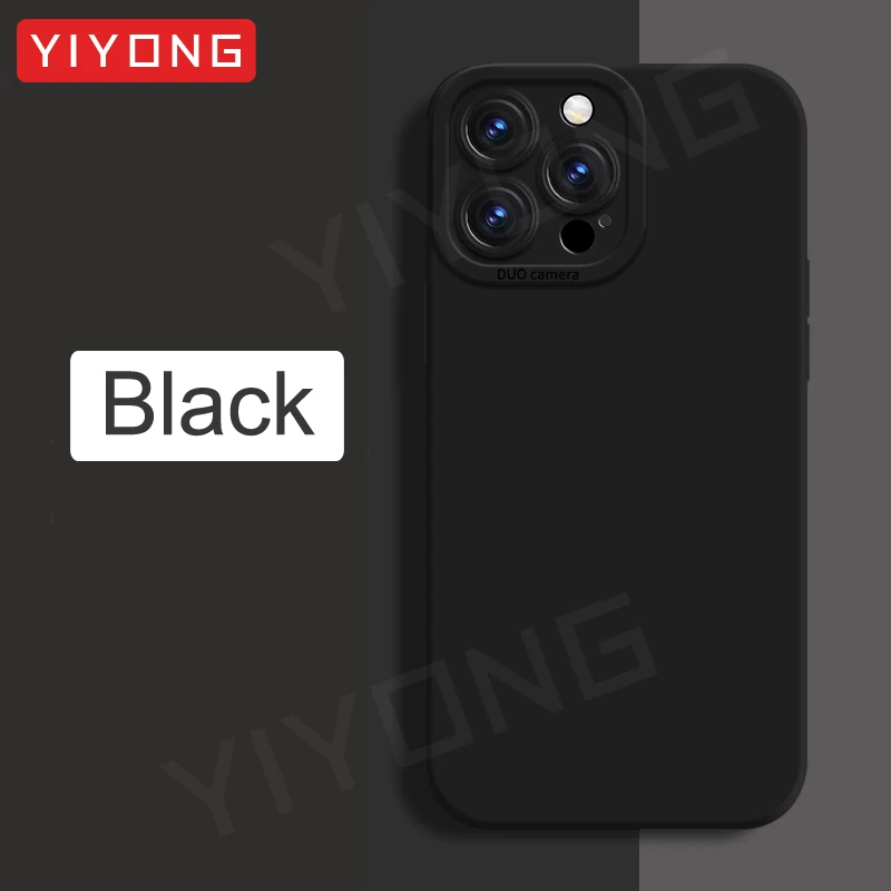 thumbnail image 1 of Funda suave de silicona líquida Original para iPhone, 15 Pro Max, YIYONG, 15, 14, 11, 12, 13, iPhone 13 Mini, iPhone 14 Plus, 1 of 5