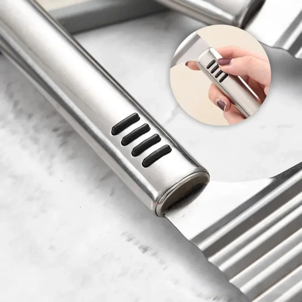 Description Picture 5 of itemStainless Steel Potato Chip Slicer Dough  Fruit Vegetable Crinkle Wavy Slicer Knife Potato Cutter Chopper French Fry Maker Tools