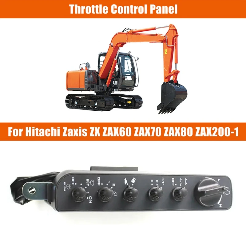 

4454518 4426355 Lamp Wiper Throttle Control Panel Fits For Hitachi Zaxis ZX ZAX60 ZAX70 ZAX80 ZAX200-1 ZAX330