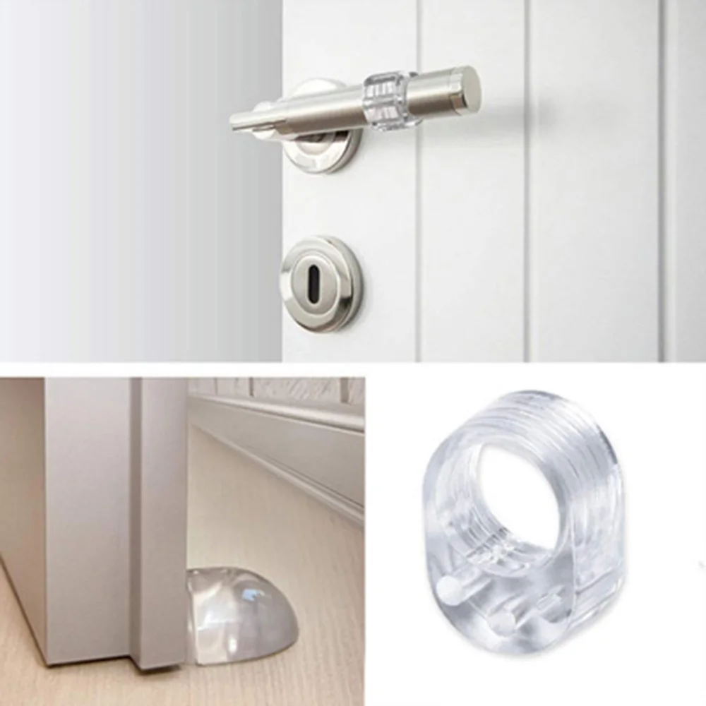 Door stopper silicone door stopper door stopper bumpers silicone door knob protector 5pcs for home