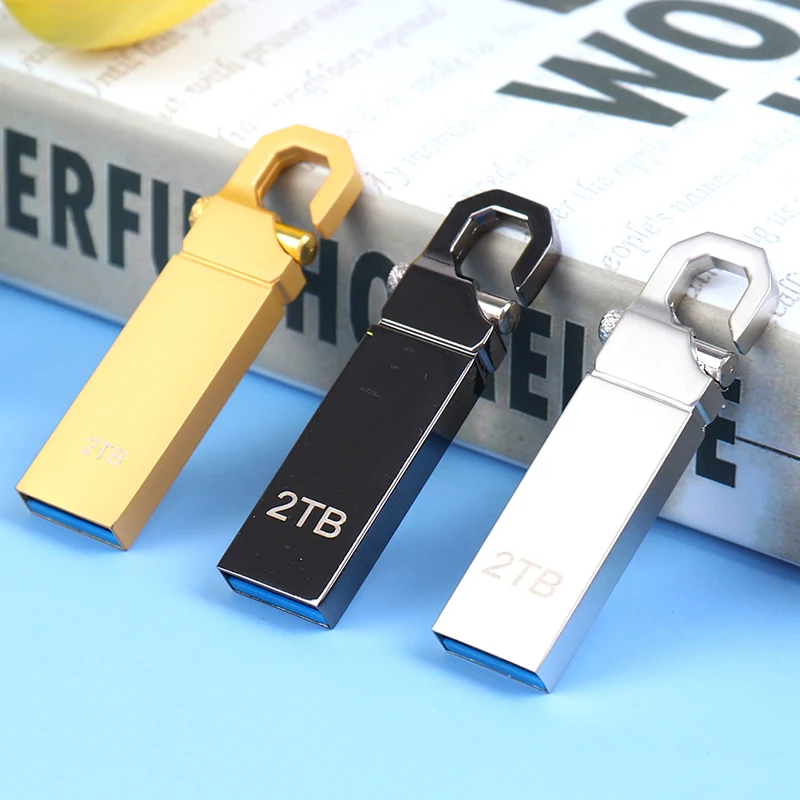 Read Speeds up to 100MB/Sec Thumb Drive 2TB Memory Stick 2000GB Pen Drive 2TB Swivel Metal Style Keychain Design 2TB-CZ1 2TB USB 3.0 Flash Drive 