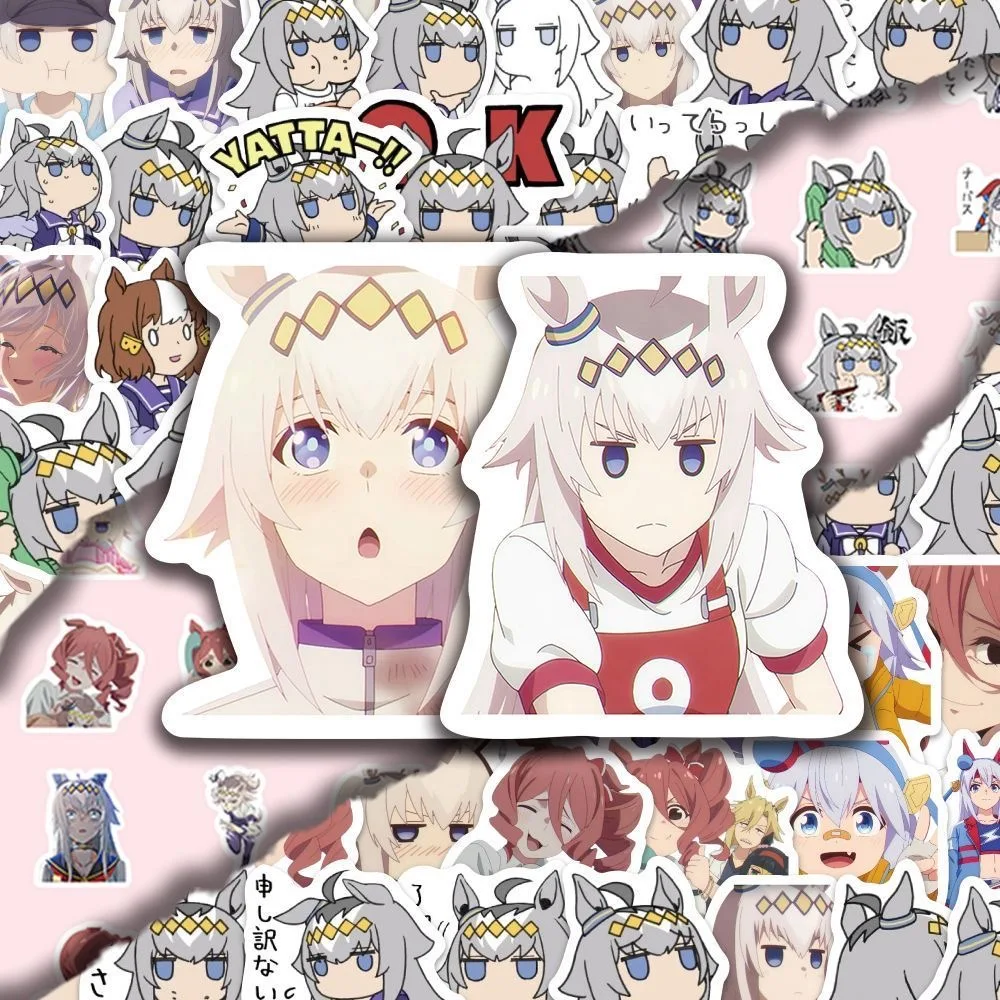 100pcs 애니메이션 신데렐라 그레이 스티커 Uma Musume 신데렐라 그레이..
