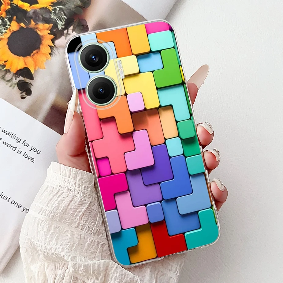 Stylish Painted Soft Silicone Case - Fashionable Protective Cover