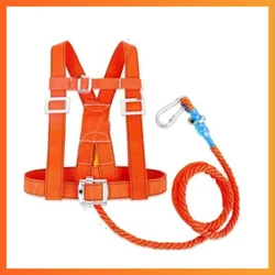 Adjustable Safety Belt Aerial Work Cleaning External Wall Rescue Protection Safety Rope Outdoor Climbing Safety Harness