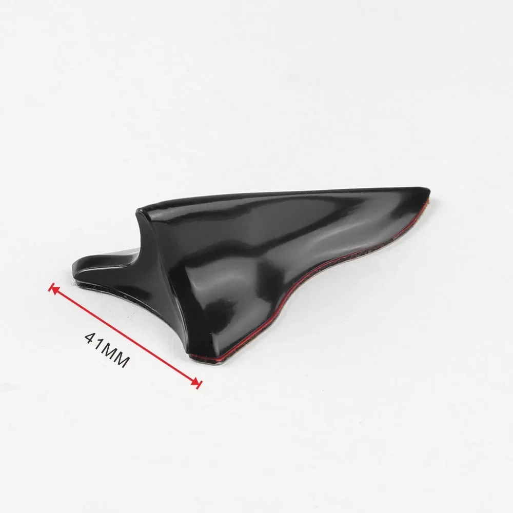 10Pcs Universal Rear Roof Shark Fins Spoiler Wing Kit Car Roof Spoiler Bumper Shark Fin Diffuser Vortex Generator