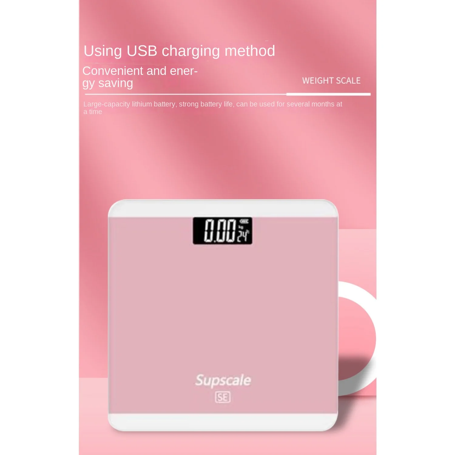 Digital Weight Bathroom Scale for Home