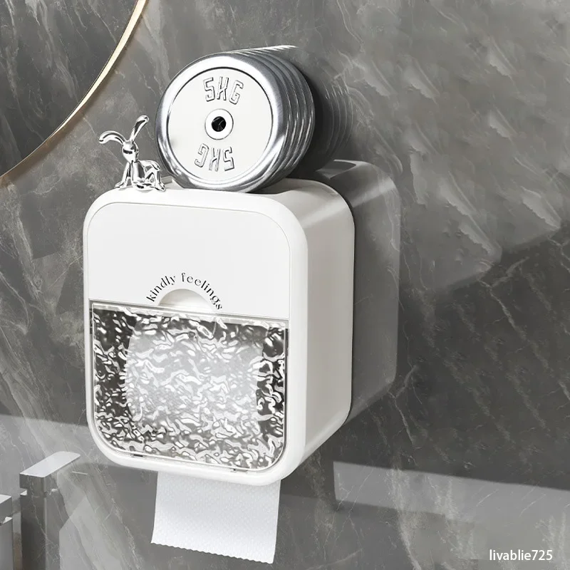 High quality white toilet paper holder wall mounted waterproof storage box toilet roll paper storage rack bathroom accessories paper towel holder toilet paper holder toilet roll holder
