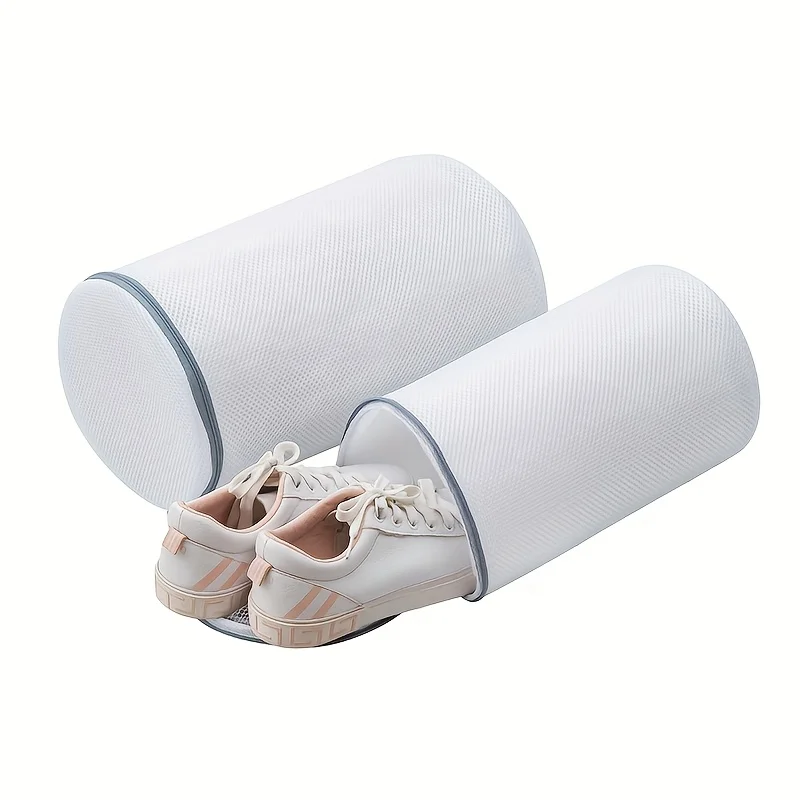 Versatile Shoe Washing Bag - Durable Mesh Laundry Bag for Sneakers, Running Shoes, Socks & Bras with Zipper Closure, Laundry Bag 2