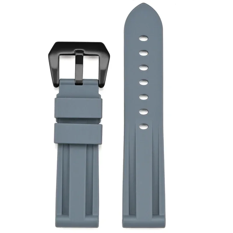 Waterproof Silicone Rubber Strap for Men - Sporty Diving Watch Band Accessories