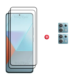 Premium 6 - in - 1 Tempered Glass Screen and Lens Protector Set - Note 13 5G (2 Glass and 2 Lens)