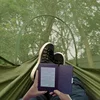 2023 Camping Hammock with Mosquito Net Pop-Up Light Portable Outdoor Parachute Hammocks Swing Sleeping Hammock Camping Stuff 3