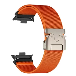Nylon Sports Watchband with Metal Accent - Versatile Unisex Strap Accessory for Redmi watch 5 (OB)