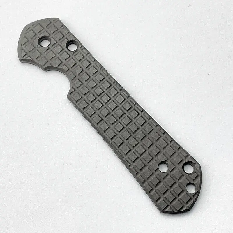 

1 Pc Titanium Patch for Chris Reeve Large Sebenza 21 Knife Grenade Square