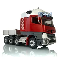1/14 LESU Metal Chassis RC Model Painted Tractor Truck W/ Bucket KIT Cabin Servo Motor Controlled Vehicle for Boys Toys 2