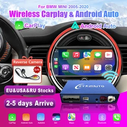 Wireless CarPlay Android Auto for Mini R55 R56 R57 R58 R59 R60 R61 F54 F55 Clubman Countryman Hardtop-Cooper John Cooper Works