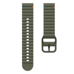 Premium Silicone Watch Strap - 22mm Sport Wristband Bracelet - Replacement Accessory Strap - 22mm (Green)