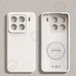 Enhanced Liquid Silicone Magnetic Shockproof Phone Case for Xiaomi Poco F3 (White YKD YTCC)