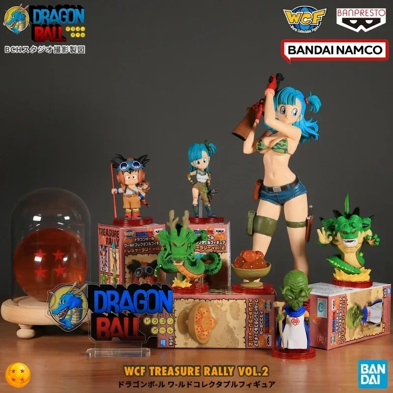 

In Stock Bandai Dragon Ball Wcf Treasure Series 2 Sun Wukong Bulma Divine Dragon God Ornament model Gift