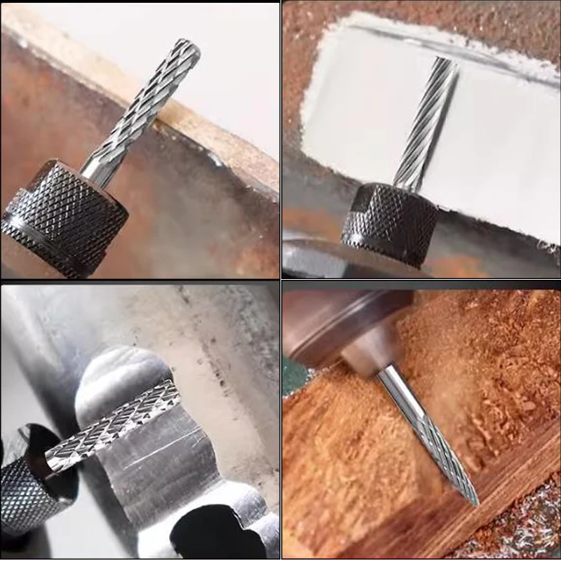20 STKS Rotary Tool Bits Diamond Burr Set Voor Metalen Houtbewerking Graveren Boren Slijpen Hoofd Voor Dremel Rotary Gereedschap Wolfraamcarbide Staal Solid Twist Boor Bit