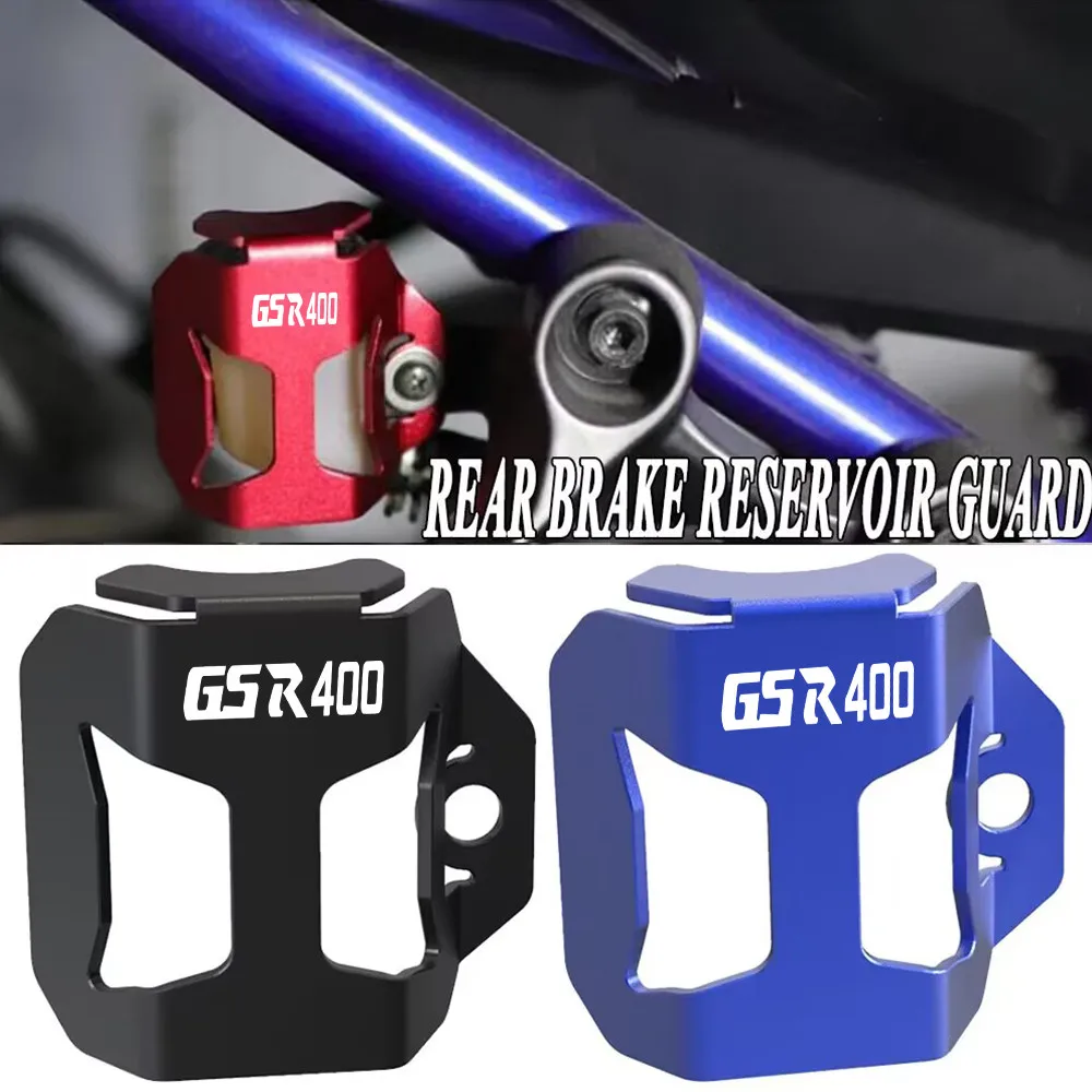 

Motorcycle For SUZUKI GSR400 GSR 400 Rear Brake Fluid Reservoir Guard Cover Protector Oil Cup Guard 2008-2012 2011 2010 1019