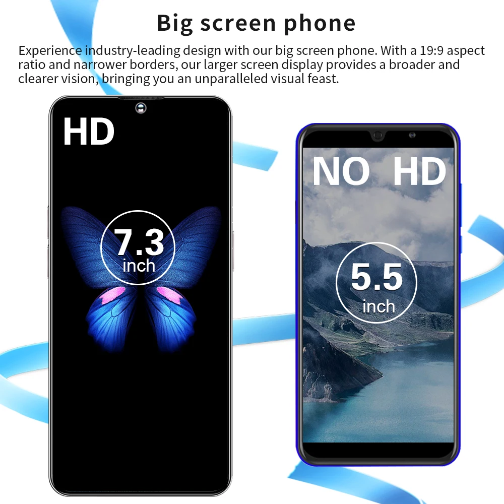 S30 Ultra Mobile Phone 7.3 HD Screen SmartPhone Original 22G+2TB 5G Dual Sim Celulares Android Unlocked 108MP 8000mAh Cell Phone