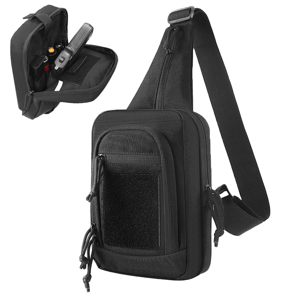 Tactical Gun Bag Military Pistol Bag Concealed Gun Carry Pouch Quick