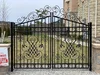 Custom Or Standard Wrought Iron Gate Parts Iron Sliding Gate Wrought Iron Gate 3
