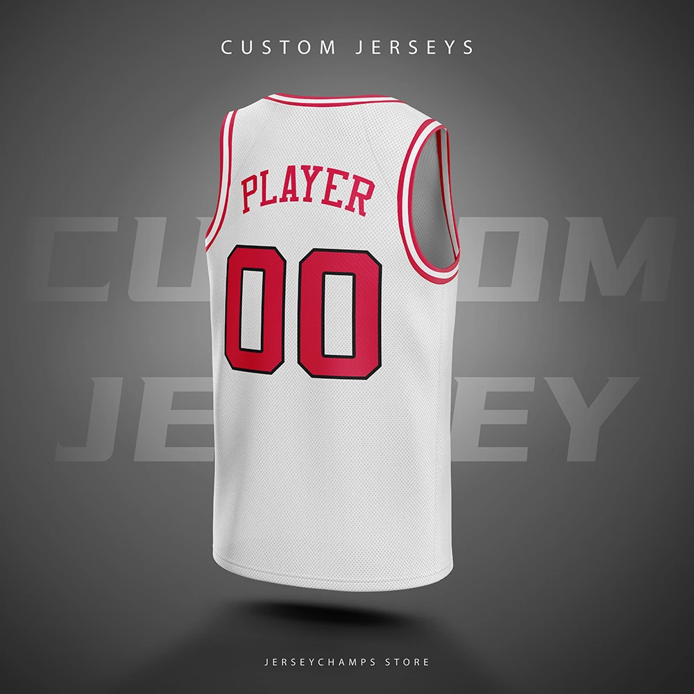 Team Uniforms Player Name and Number Printed Basketball Jerseys Trillest