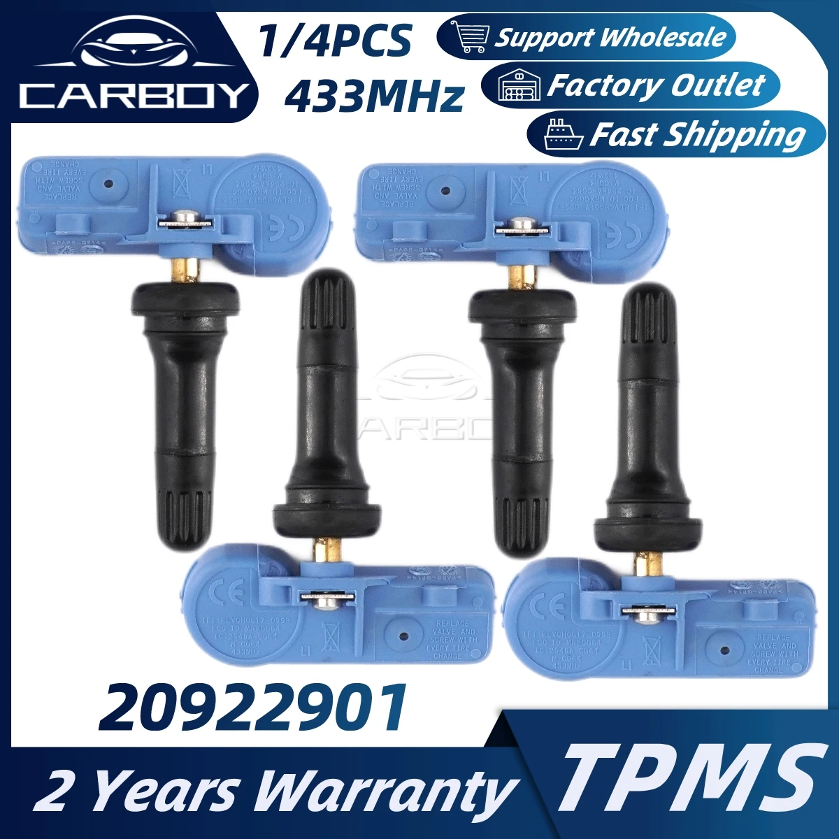  TPMS 20922901 13581561   Cadillac Chevrolet Trailblazer GMC Hummer Opel Vauxhall Daewoo    
