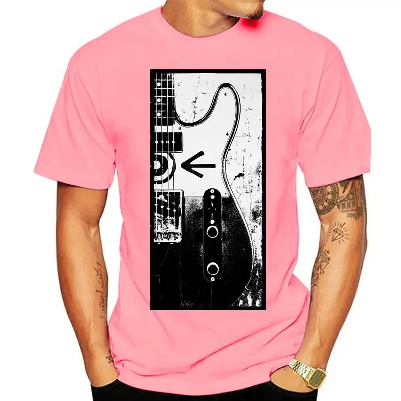 Telecaster Guitar Eddie Vedder T-Shirt Da Uomo Classic Fit Maniche Corte Magliette Estive Magliette In Cotone Streetwear