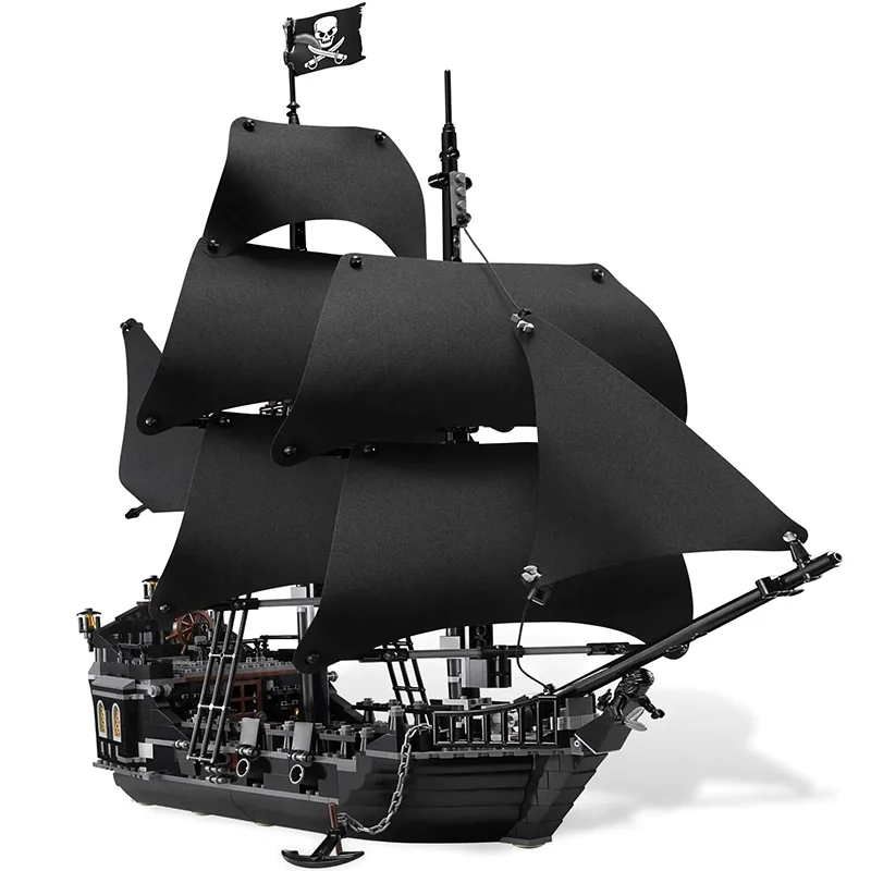 

In Stock 16006 The Black Pearl Model 6002 Building Blocks Bricks Pirates Boat Vessels Movie Kids 4184 Toy Birthday Christma Gift