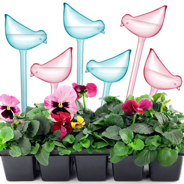Nagy Növények Ön Öntözésgömbök Madár Alakú Kerti Öntözők Pvc Utazási Csepegtető Öntözőkészülék Lusta Automatikus Vízző - Image 6