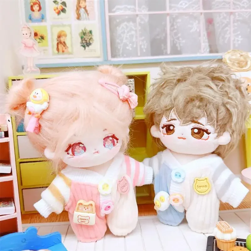 Baby clothes 10cm cotton doll starfish normal body 15cm cute color matching climbing suit 2
