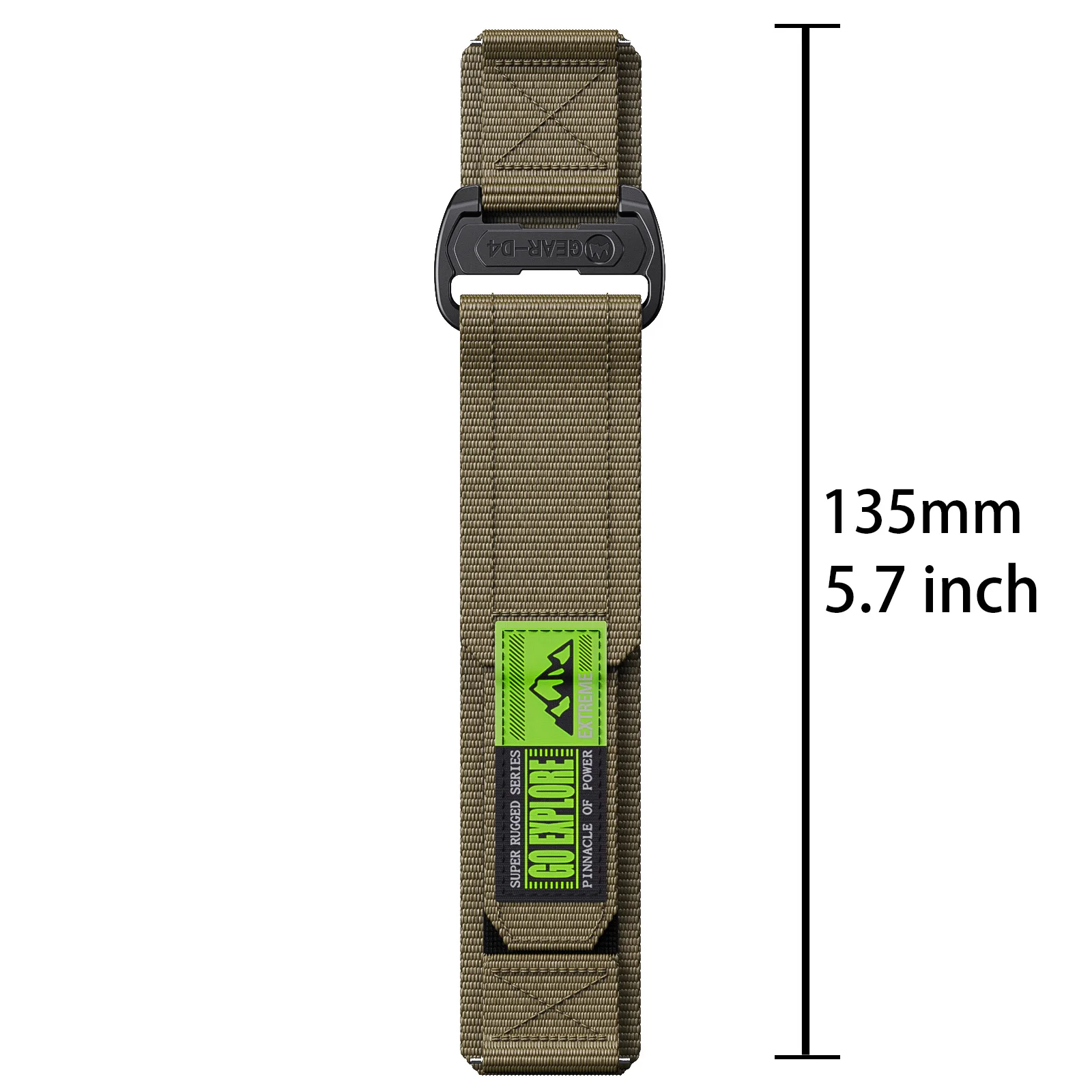 Nylon Sport Watch Strap - Versatile 20mm/22mm Band