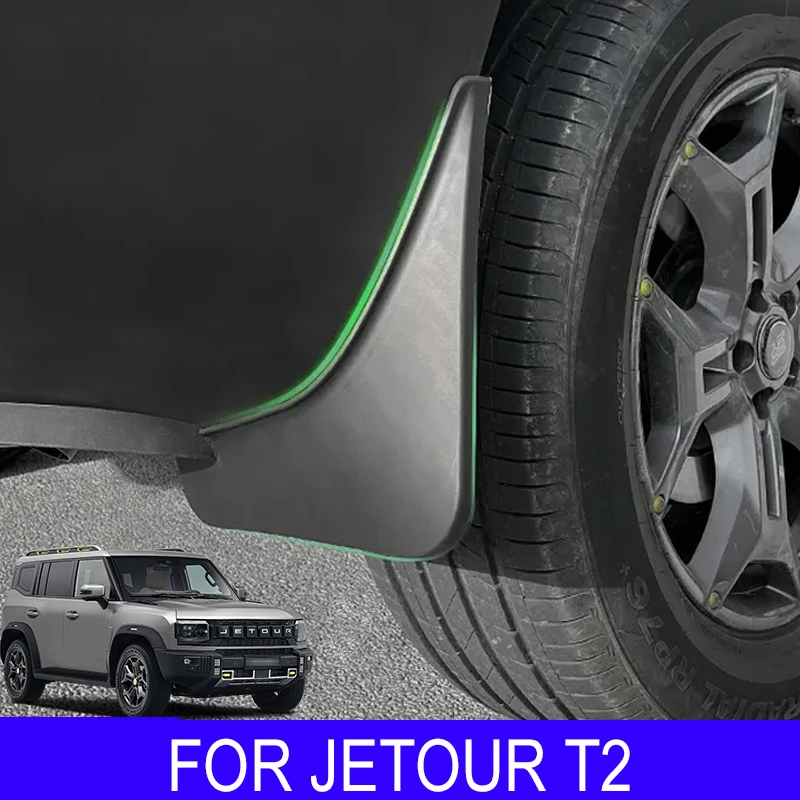 Mud Flaps Front Rear Fender Anti-splash Mudguards Guard Splash Car Accessories 4pcs For Chery Jetour T2 car mud flaps car mudguard