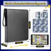 900 Pockets Card Binder Sleeves with Zipper, Double Sided Pockets Card Holder Carry Card Case for TCG CCG Card Storage(Black) 3