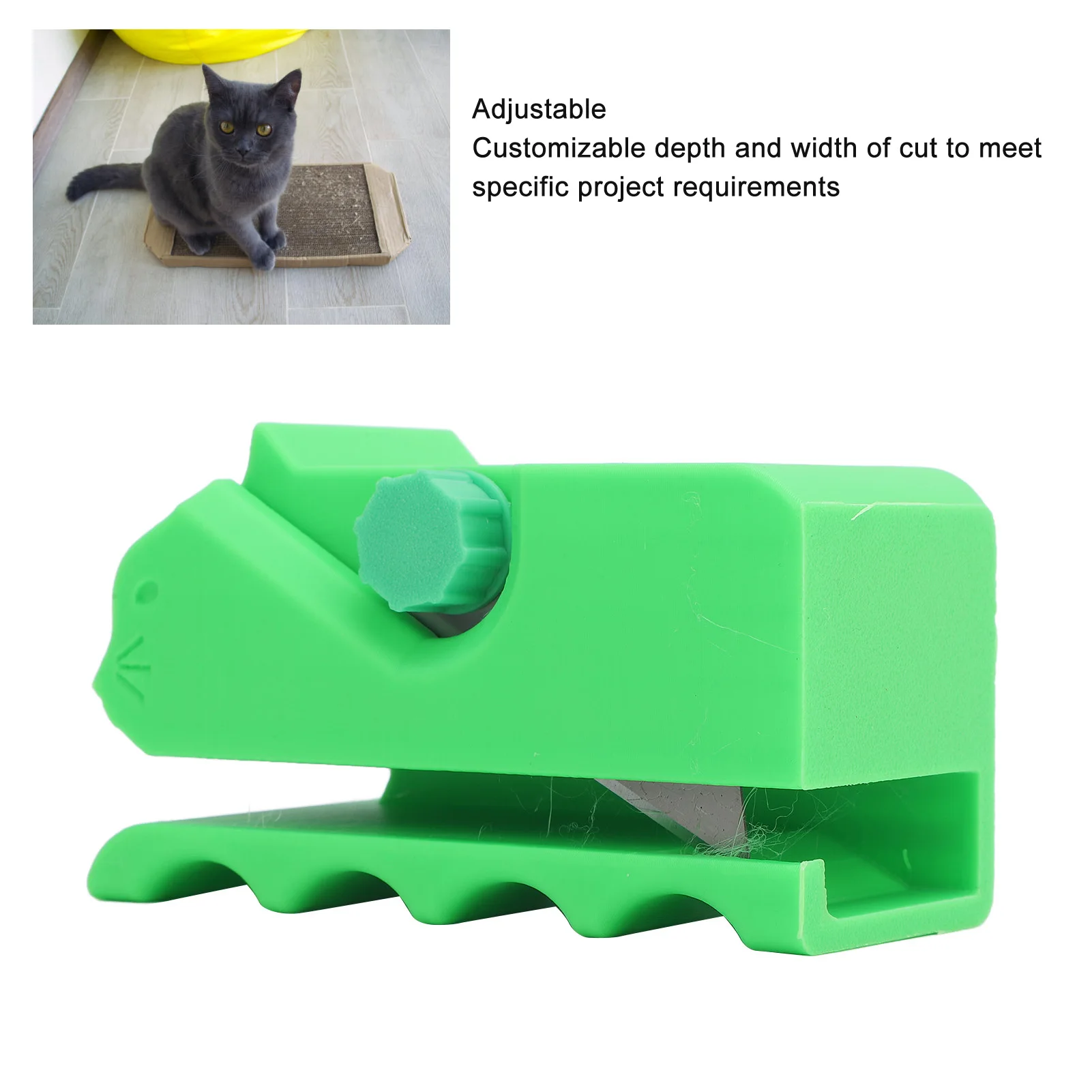 Cardboard Cutter for Cat Scratchers 3D Printed DIY Cardboard Stripper Cat Scratching Board Cutting Tool DIY Cardboard Cutter