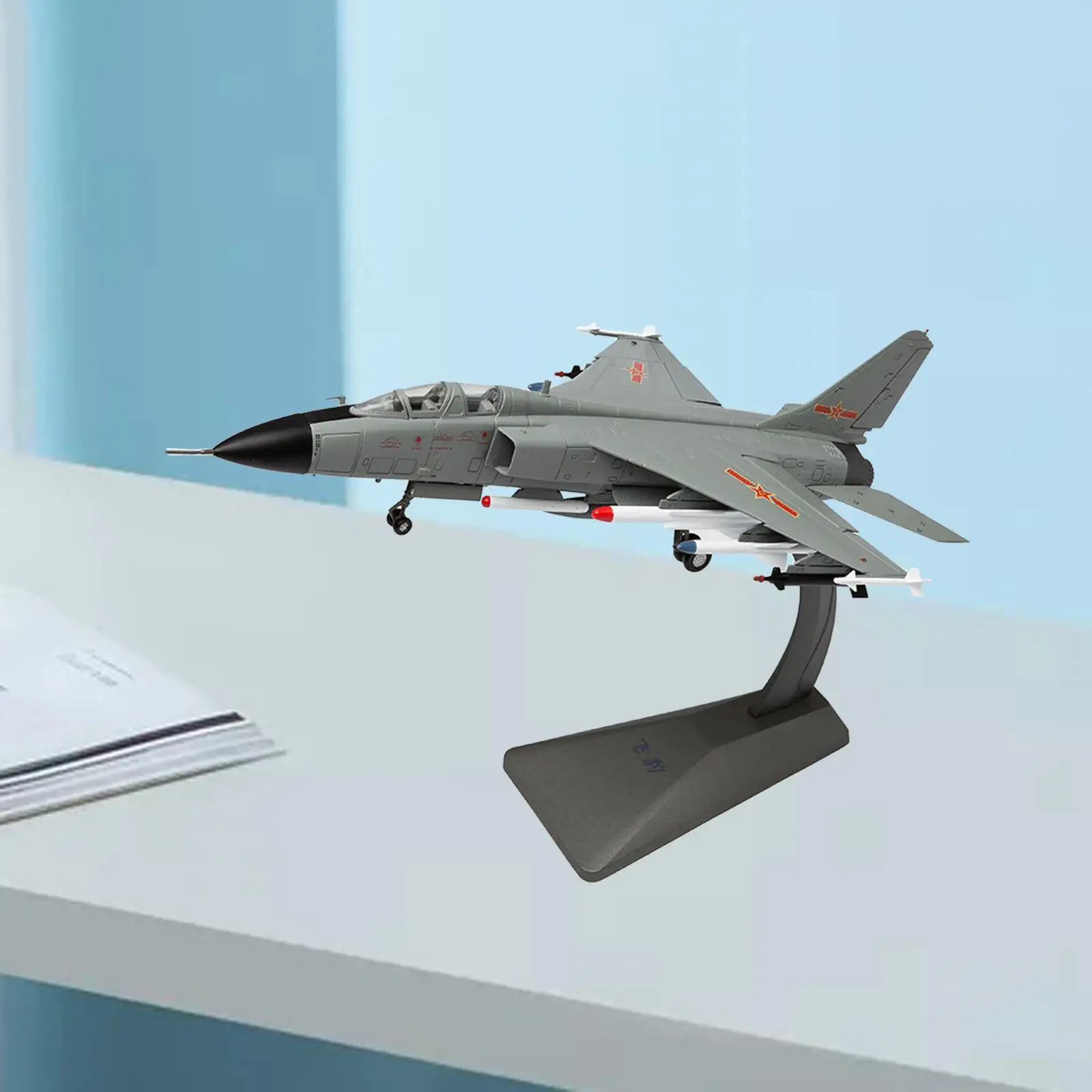 1-72-plane-model-with-display-stand-simulation-ornament-realistic-airplane-metal-alloy-fighter-model-for-bedroom-ornaments