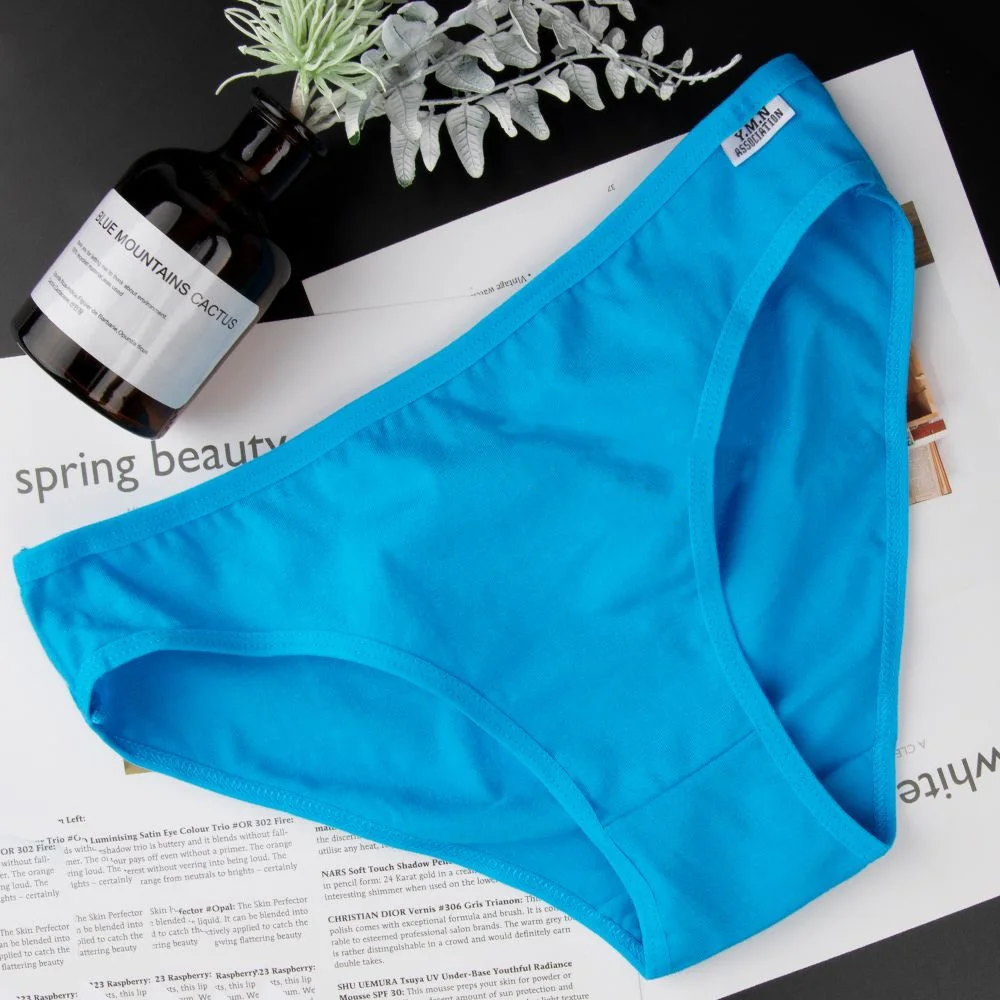 Description Picture 3 of item3pcs Soft Cotton Underwear Women Panties Sexy Bikini Brief Shorts Underpant Solid Panty Female Intimates Girl Briefs