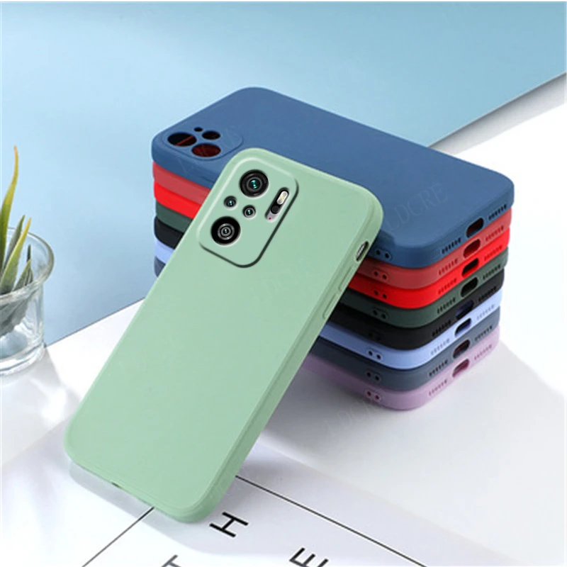 For Cover Xiaomi Redmi Note 10S Case For Redmi Note 10S Capas New Back Shockproof Soft TPU Case For Redmi Note 10S 10 Pro Fundas