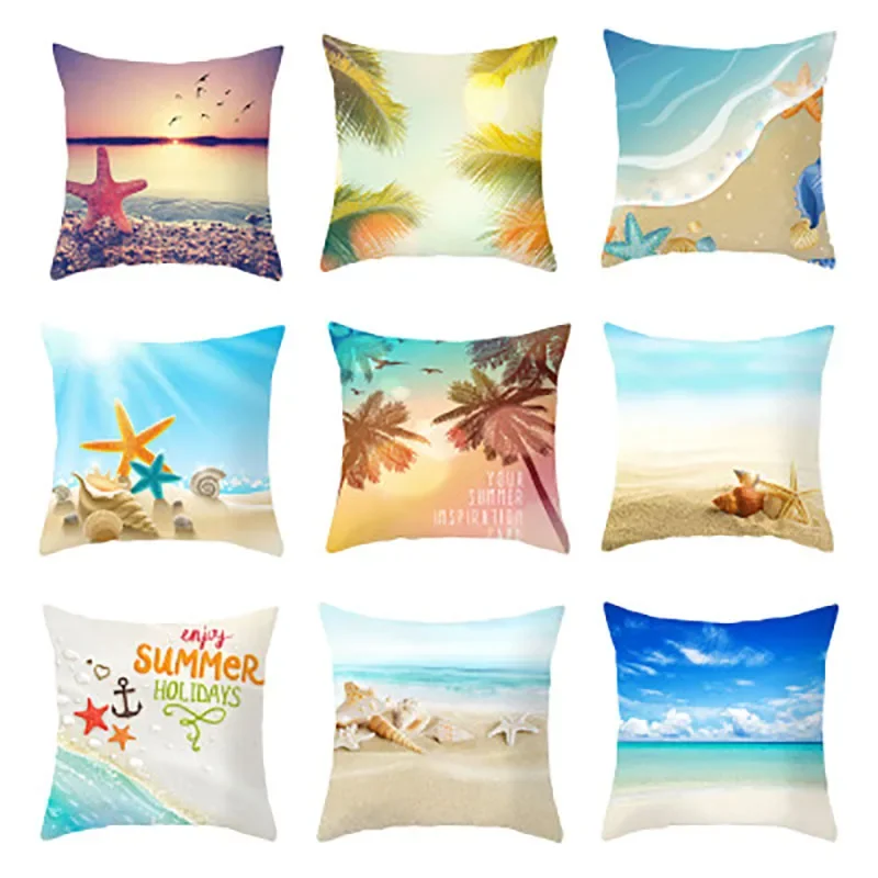 

Наволочка в скандинавском стиле с изображением Морского Пейзажа