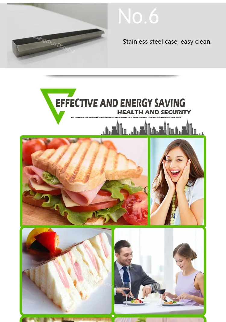 Panini Press Sandwich Maker/panini Groove Clamping/panini Machine