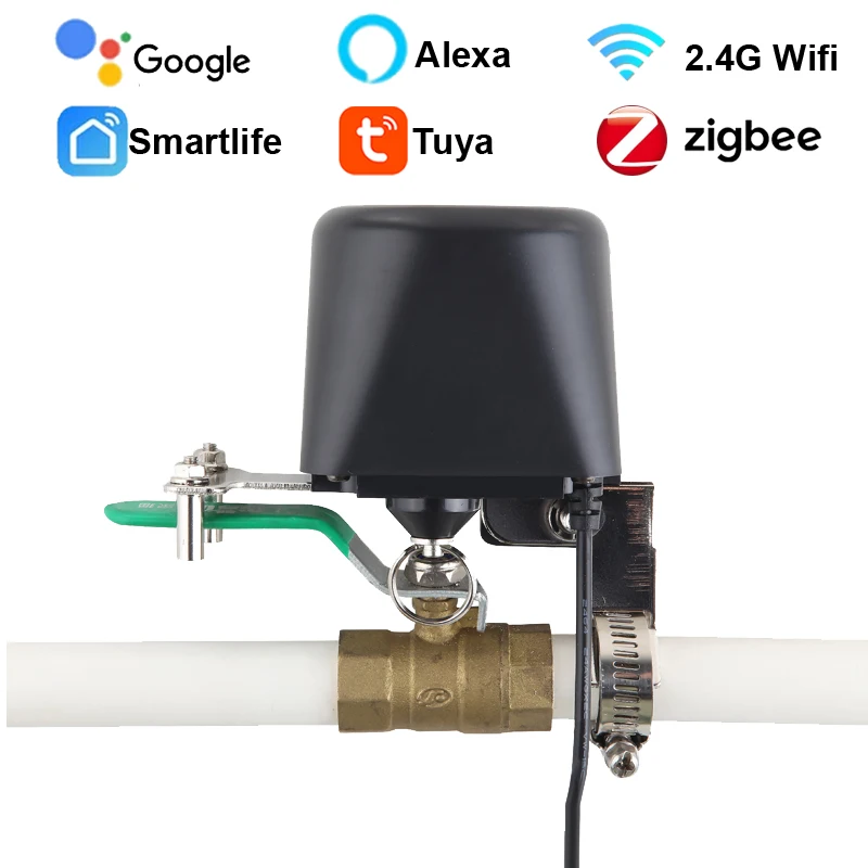 Tuya Smart Water System Kit Zigbee Wifi Water leakage Alarm Sensor Smart Wifi Ba