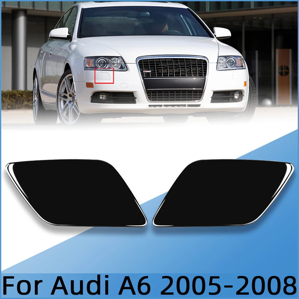 

Front Bumper Spray Nozzle Painted Trim Lid Shell Cap For Audi A6 2005-2008 Headlight Washer Nozzle Cover 4F0955275 4F0955276